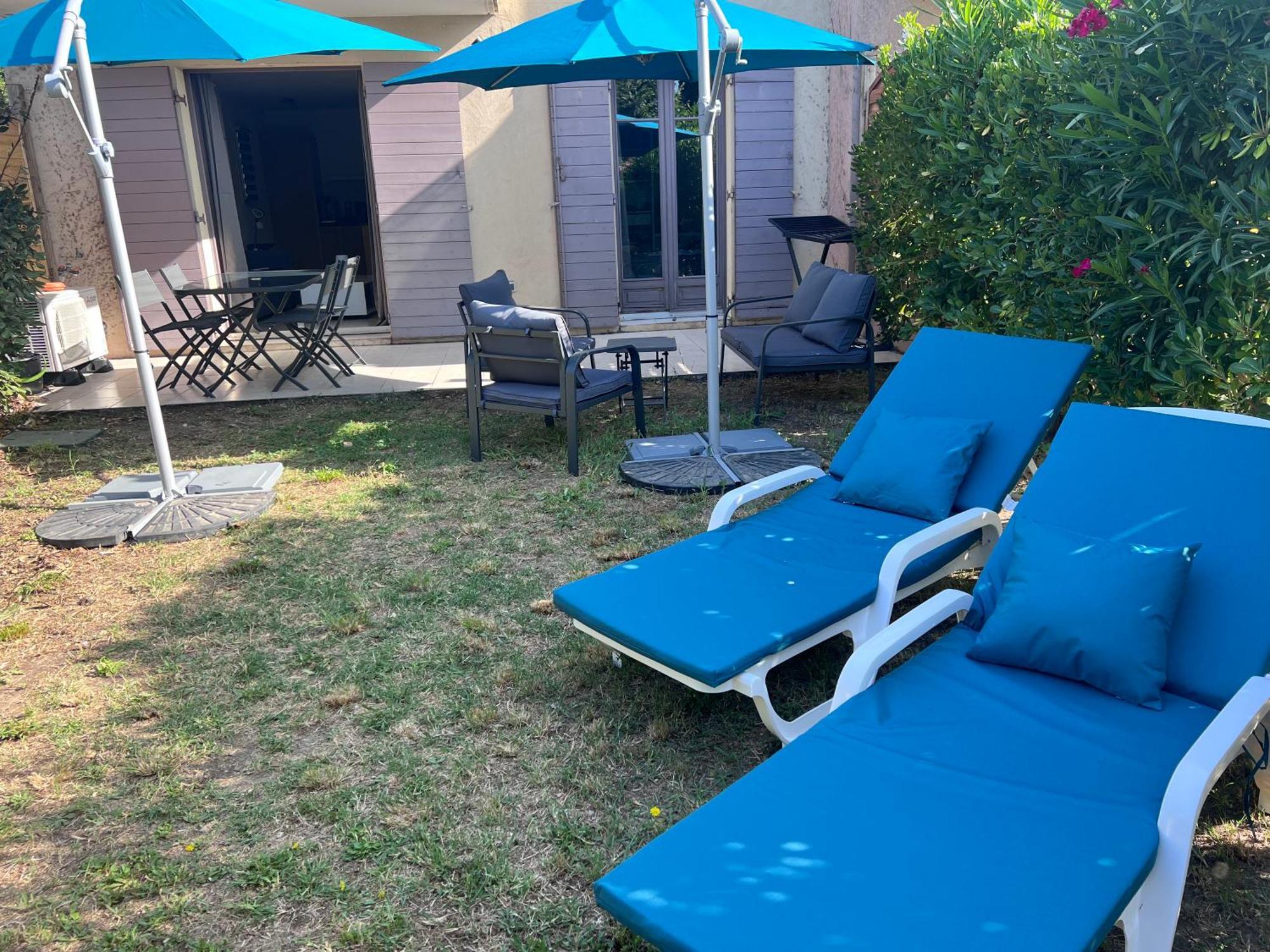 Appartement T2 Avec Jardin Prive, Piscine Et Barbecue Лорг Екстериор снимка